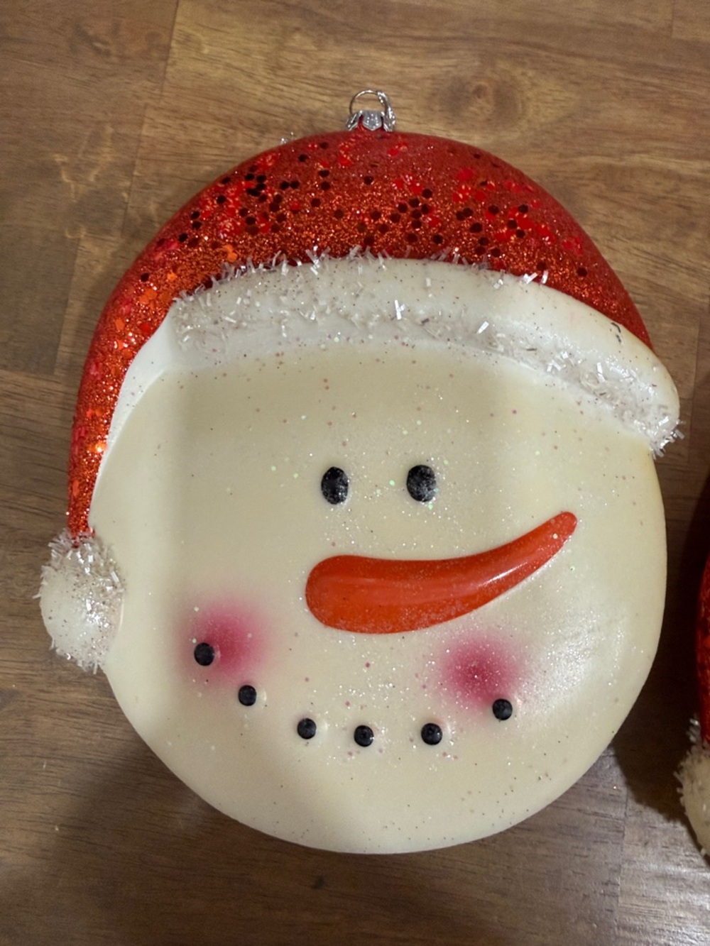Snowman Blow Mold set of 4- vintage!